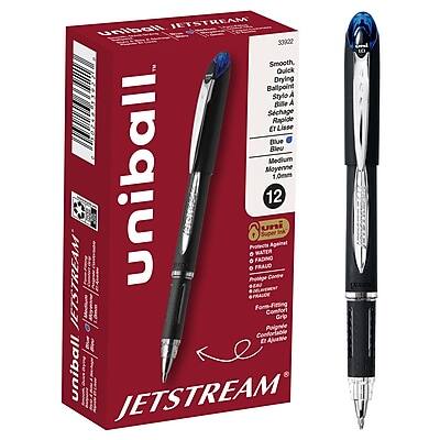 uni-ball - Jetsream Ballpoint Pens, Medium Point, 1.0mm, Blue Ink, Dozen (33922)