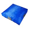 Front. VEVOR - Crash Pad, 5 x 5 ft Crash Pad for Kids Sensory with Foam Blocks and Washable Cover, Large Soft Foam Landing Zone Giant - Blue.
