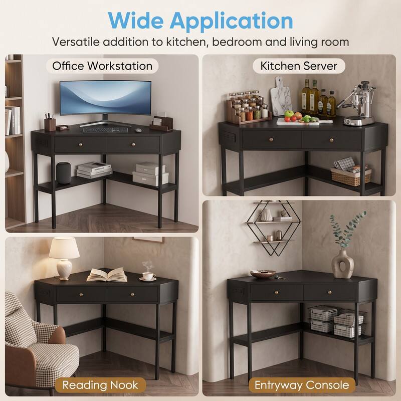 Wide Application  
Versatile addition to kitchen, bedroom and living room  
Office Workstation  
Kitchen Server  
Reading Nook  
Entryway Console