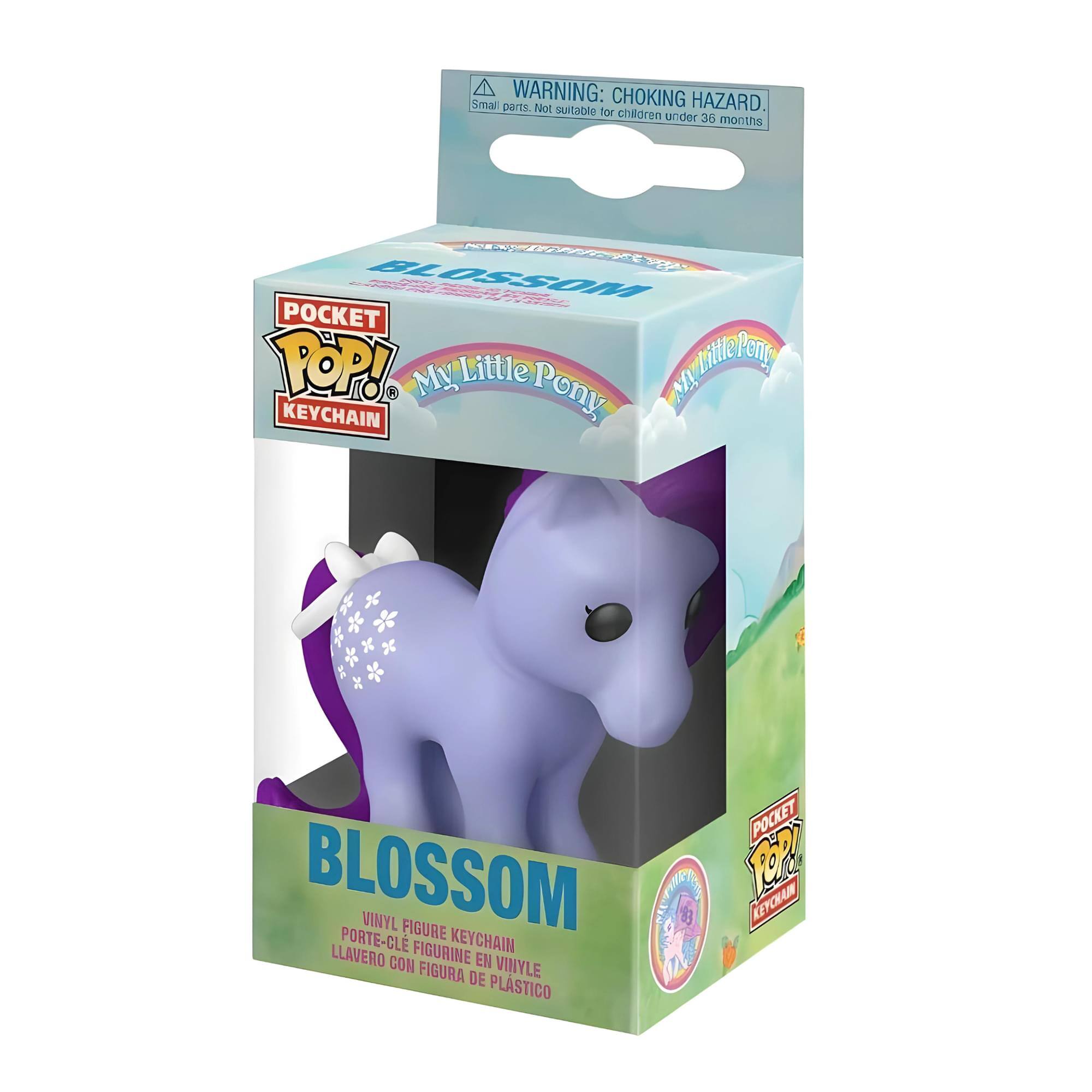 WARNING: CHOKING HAZARD. Small parts. Not suitable for children under 36 months.

POCKET POP! KEYCHAIN

My Little Pony

BLOSSOM

VINYL FIGURE KEYCHAIN
PORTE-CLE FIGURINE EN VINYLE
LLAVERO CON FIGURA DE PLÁSTICO