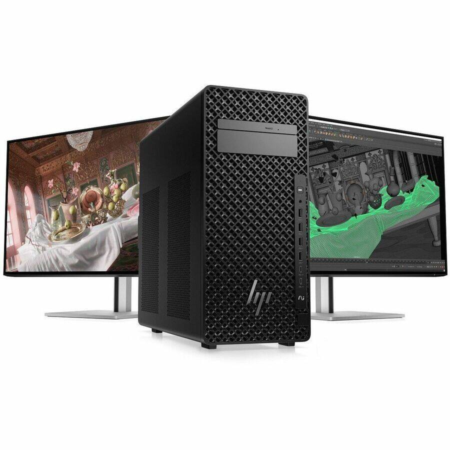Alt View 5. HP - HP Z2 G1i Workstation - Intel Core Ultra 5 235 - 32 GB - 1 TB SSD - Tower - Black - Intel W880 Chip - Windows 11 Pro - Black.