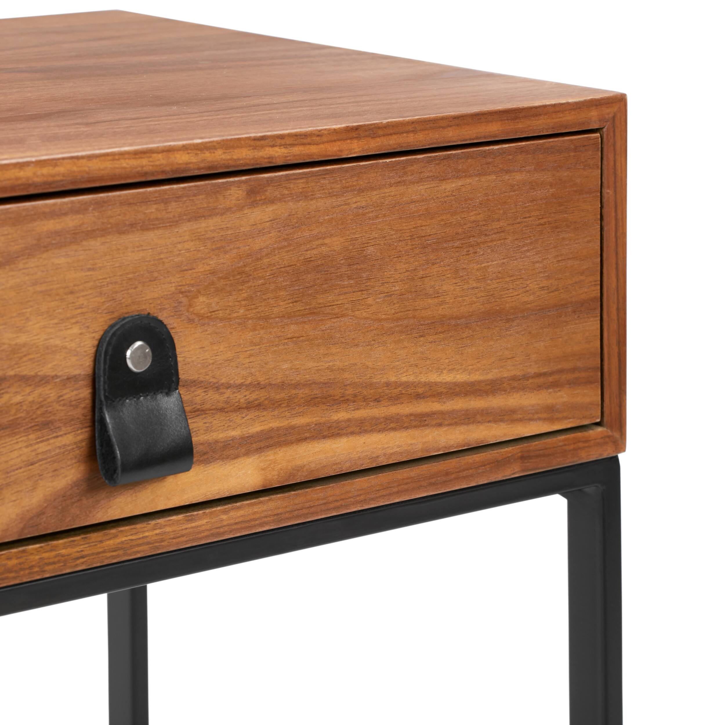Alt View 20. Click Decor - Milo Side Table - Walnut Brown.