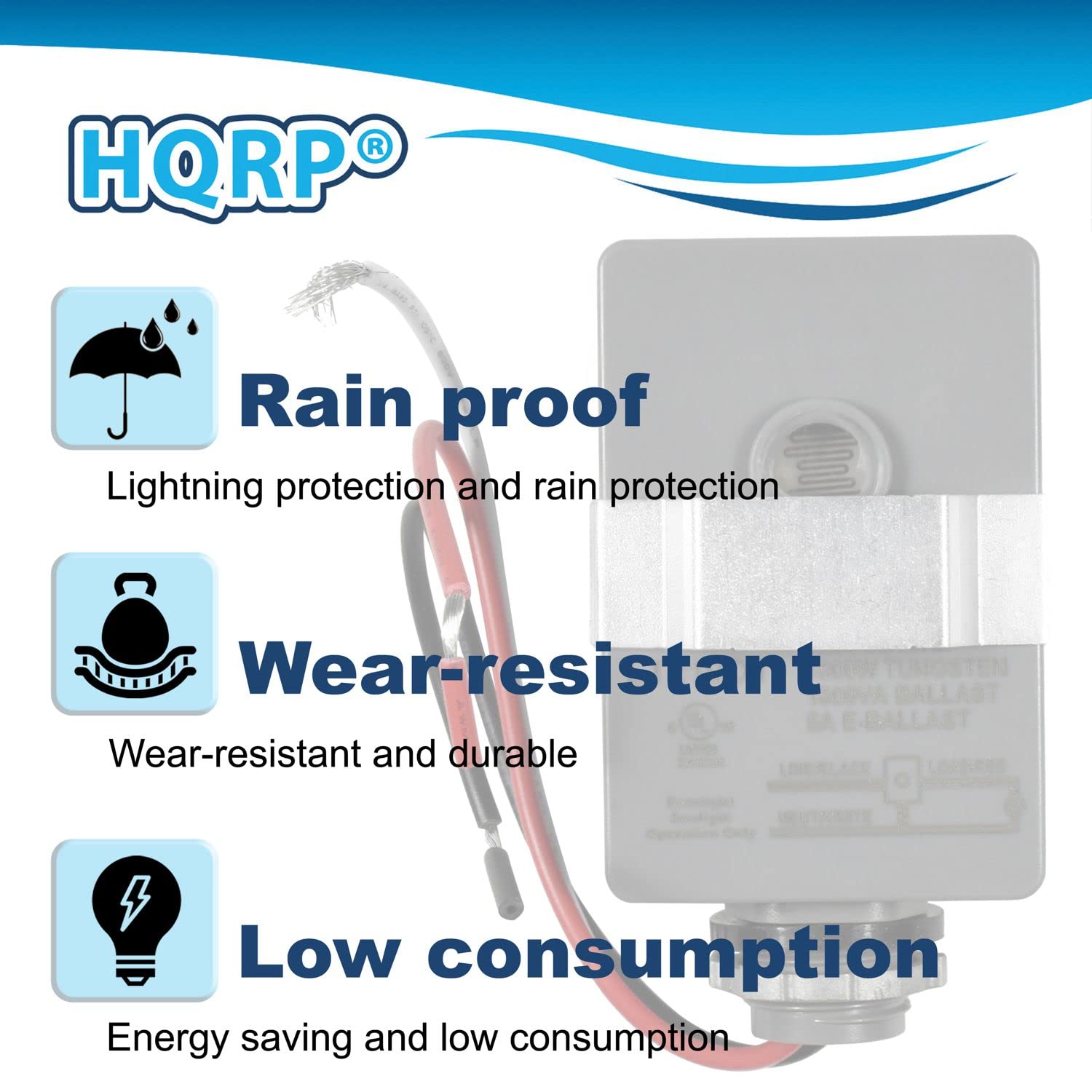 HQRP Rain proof Lightning protection and rain protection Wear-resistant Wear-resistant and durable 4 Low consumption Energy saving and low consumption