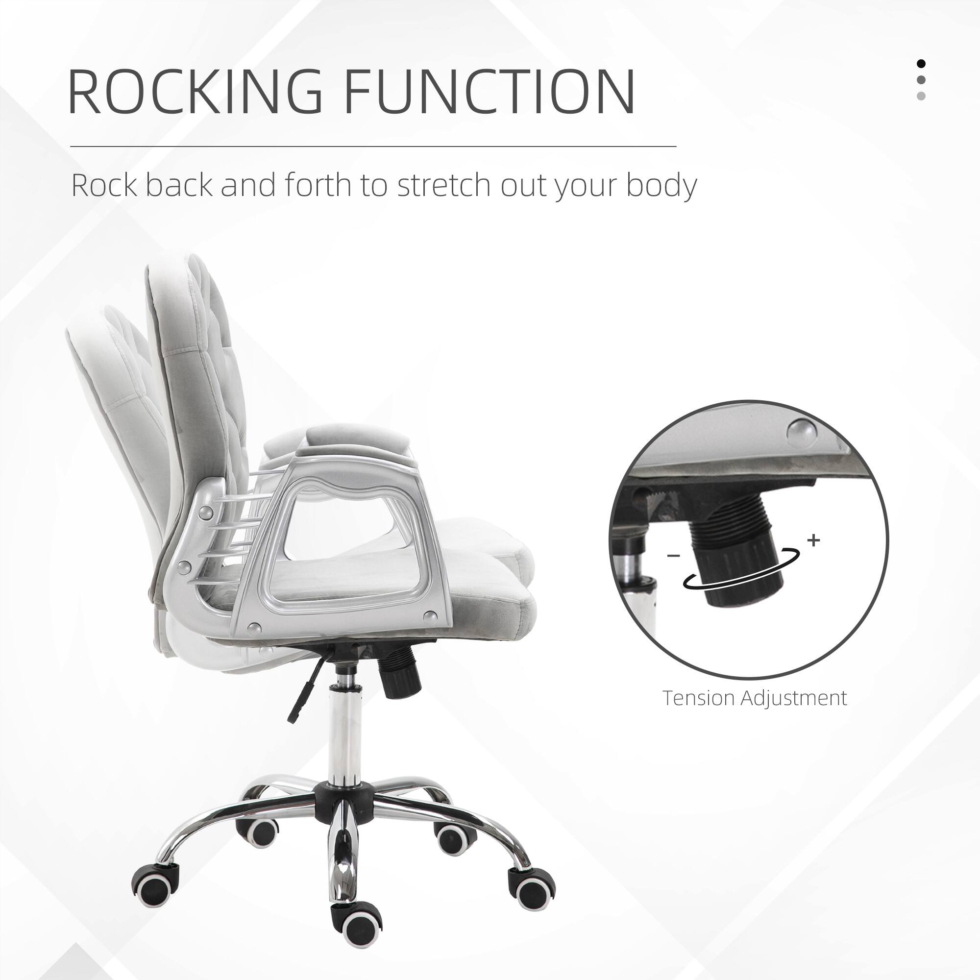 ROCKING FUNCTION
Rock back and forth to stretch out your body
Tension Adjustment