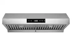 Front. Hauslane - Hauslane UC-PS18 30-in Ducted Undercabinet Range Hood (OFFICIAL) - Silver.