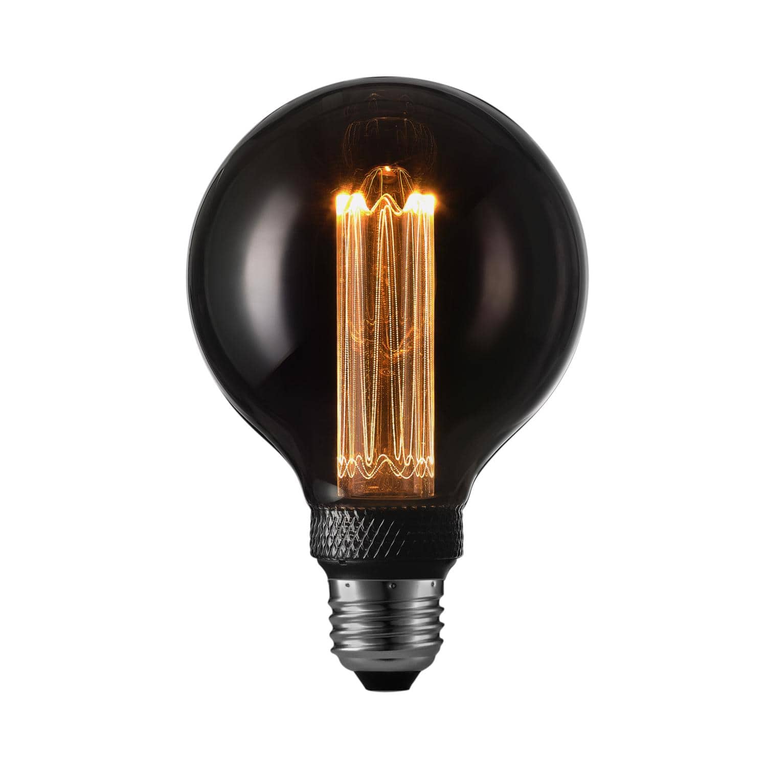 Globe Electric - G30 E26 (Medium) LED Bulb Smoke 3 Watt Equivalence 1 pk