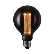 Front. Globe Electric - Globe Electric G30 E26 (Medium) LED Bulb Smoke 3 Watt Equivalence 1 pk.