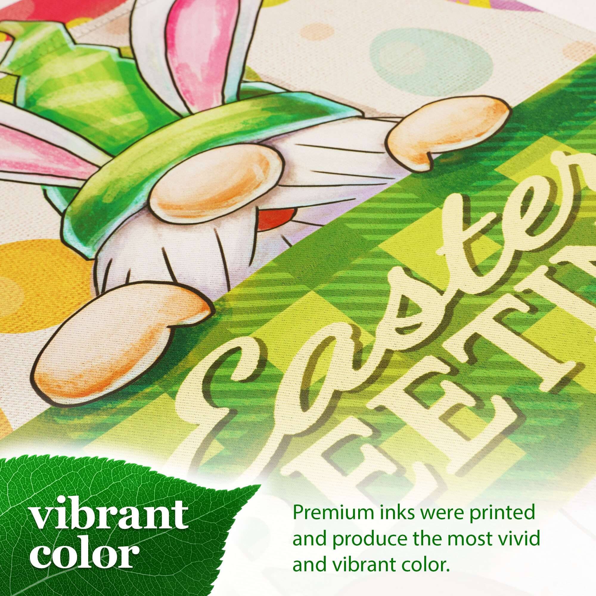 vibrant color

Premium inks were printed and produce the most vivid and vibrant color.