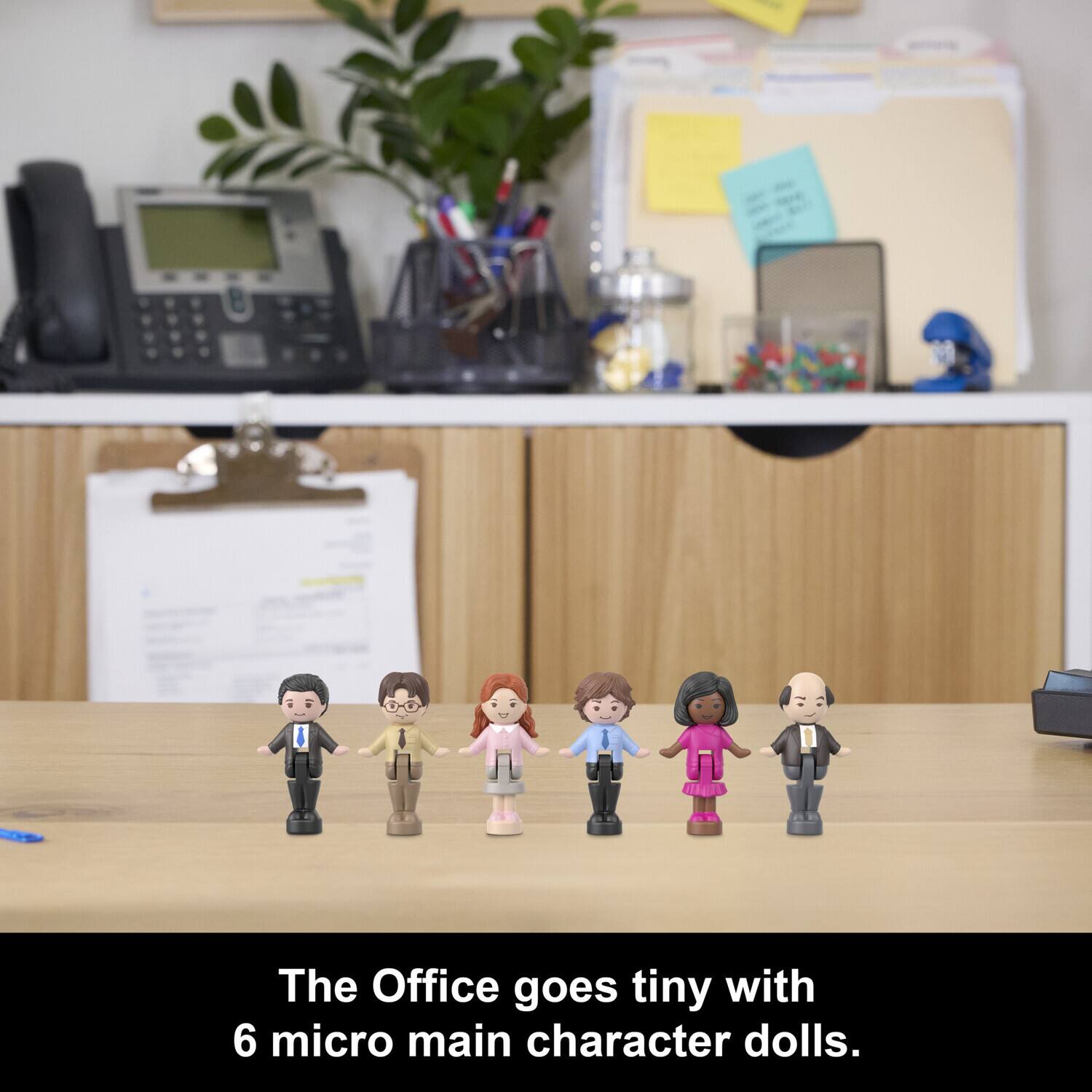 The Office goes tiny with 6 micro main character dolls.