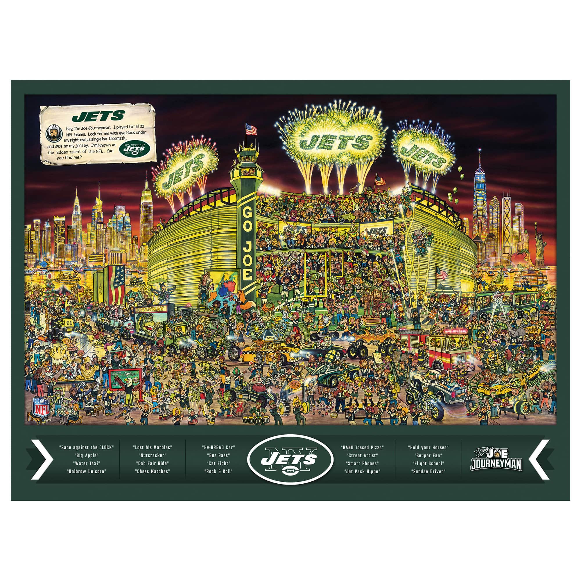 YouTheFan - 500-Piece Joe Journeyman Puzzle - Multicolor price history on PriceWatchPro
