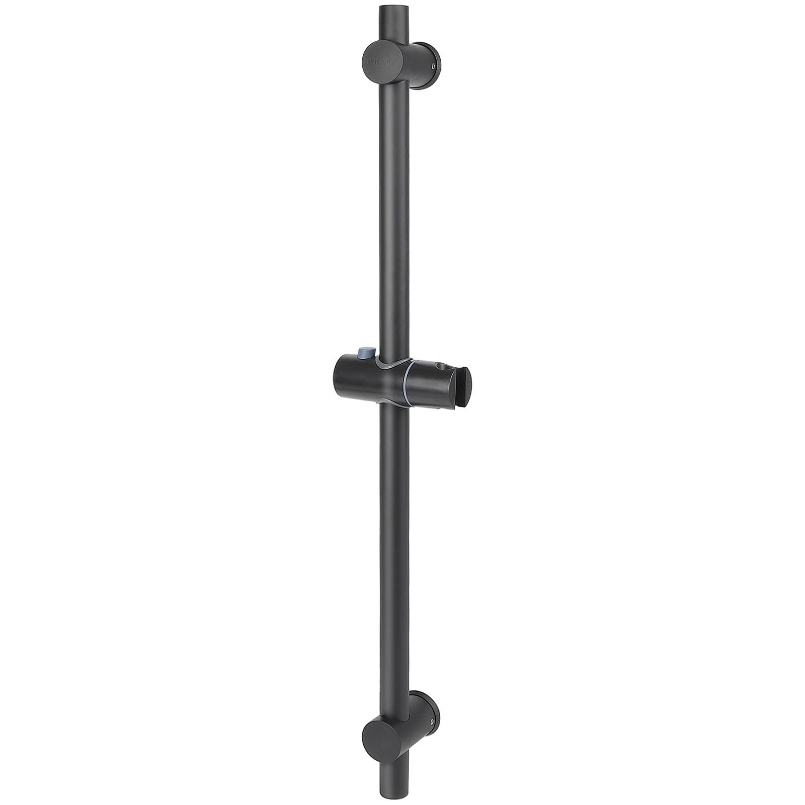 Front. Paradigms Interiors - Shower Slide Bar With Height angle Adjustable Handheld Holder Bathroom Sus 304 Stainless Head For Bath scre... - Matte Black-Screw Mounted.