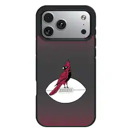 Keyscaper - Gridiron Classic Teams - Chicago Cardinals Bump Case with 8.2ft Drop Protection - 16 Pro - Black