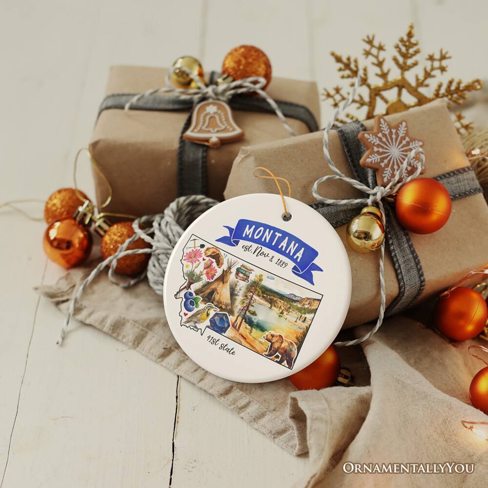 MONTANA  
Admitted Nov 8, 1889  
41st state  

ORNAMENTALLY YOU