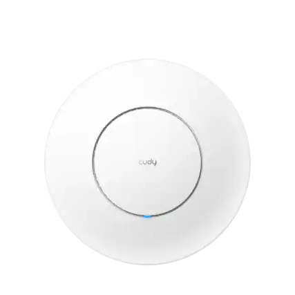 Front. Cudy - AX3000 2.5G Wi-Fi 6 RJ45 Wireless Access Point, Mesh Support, Seamless Roaming & MU-MIMO - 12V DC Power Adapter.