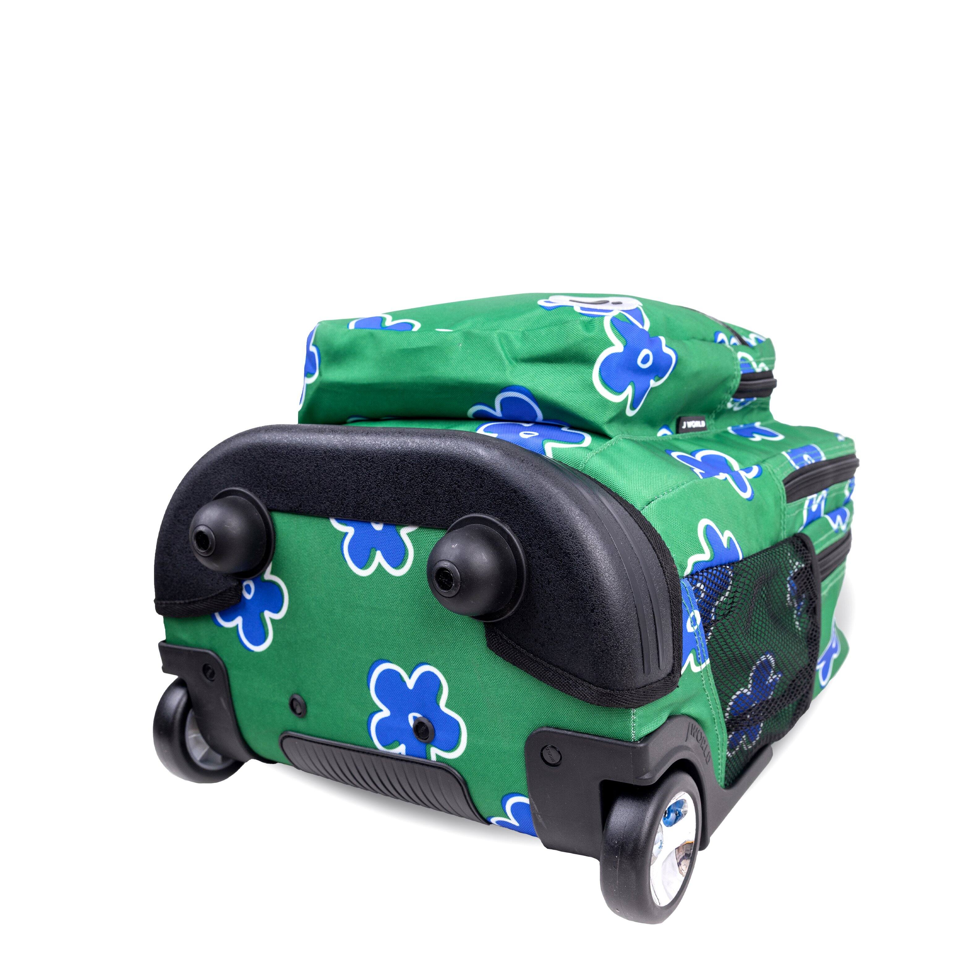 Alt View 1. J World - J World Girls Sundance 20" Rolling Backpack With Laptop Sleeve For School And Travel, Picnic - PICNIC.