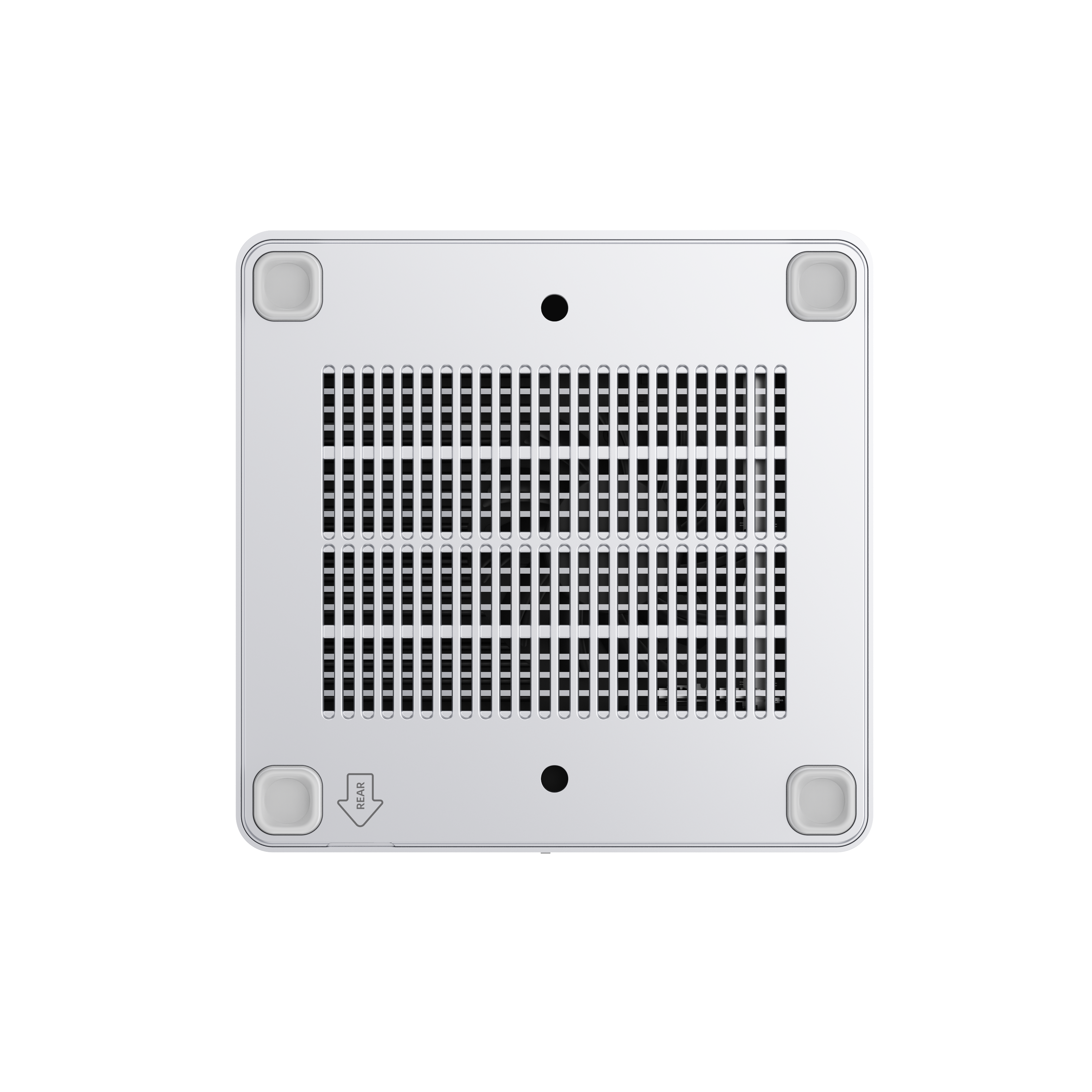 Alt View 2. Minisforum - M1 Plus Mini PC, 16GB RAM & 512GB SSD, Intel Core i5-12600H (12C/16T, 4.5GHz), Intel Arc Graphics, Dual 2.5GbE - silver.