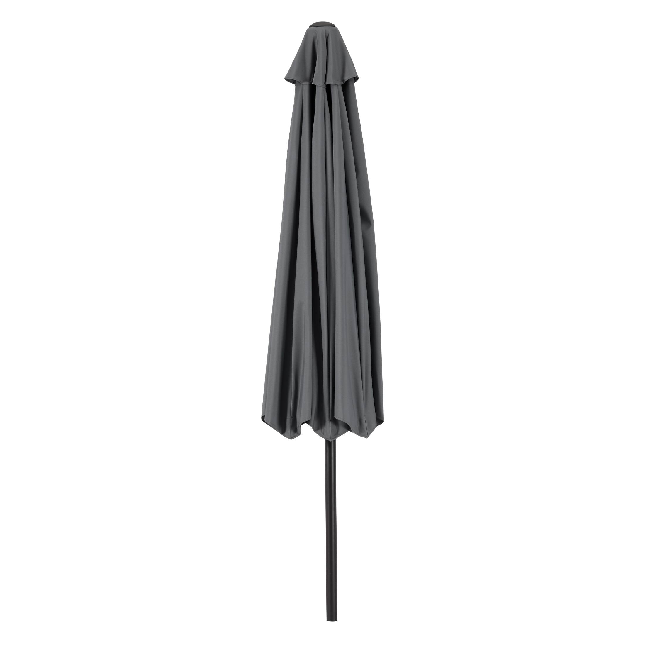 Alt View 1. WestinTrends - WestinTrends Paolo 9 ft. Patio Table Umbrella with tilt and crank features - Gray.