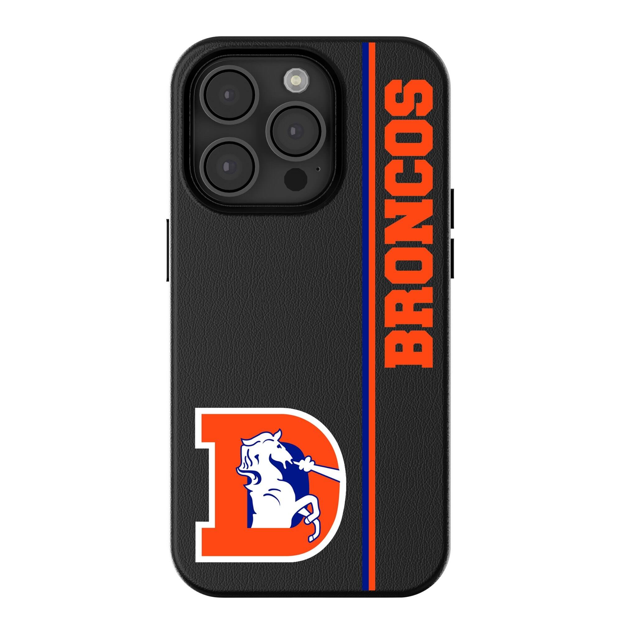 Keyscaper - NFL - Denver Broncos - Throwback Logo iPhone Magnetic Bump Case - 16 - Black price history on PriceWatchPro