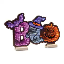 BreeBe - Halloween Boo Ekkolight 17"L - Purple, Orange, Black