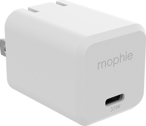 mophie - Speedport 35W Power Adaptor Fast Charging White - White