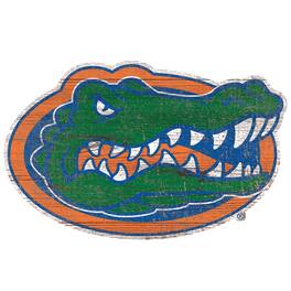 Fan Creations - Florida Gators Distressed Logo Cutout Sign - Multicolor