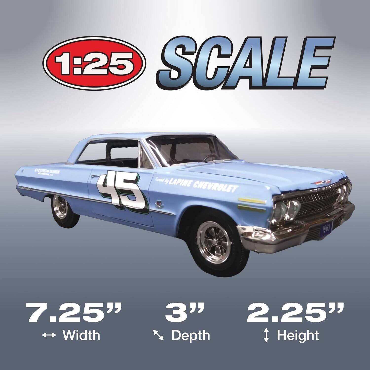1:25 SCALE Goear LAPINE 45 CHEVROLET 193  
7.25" Width  
3" Depth  
2.25" Height