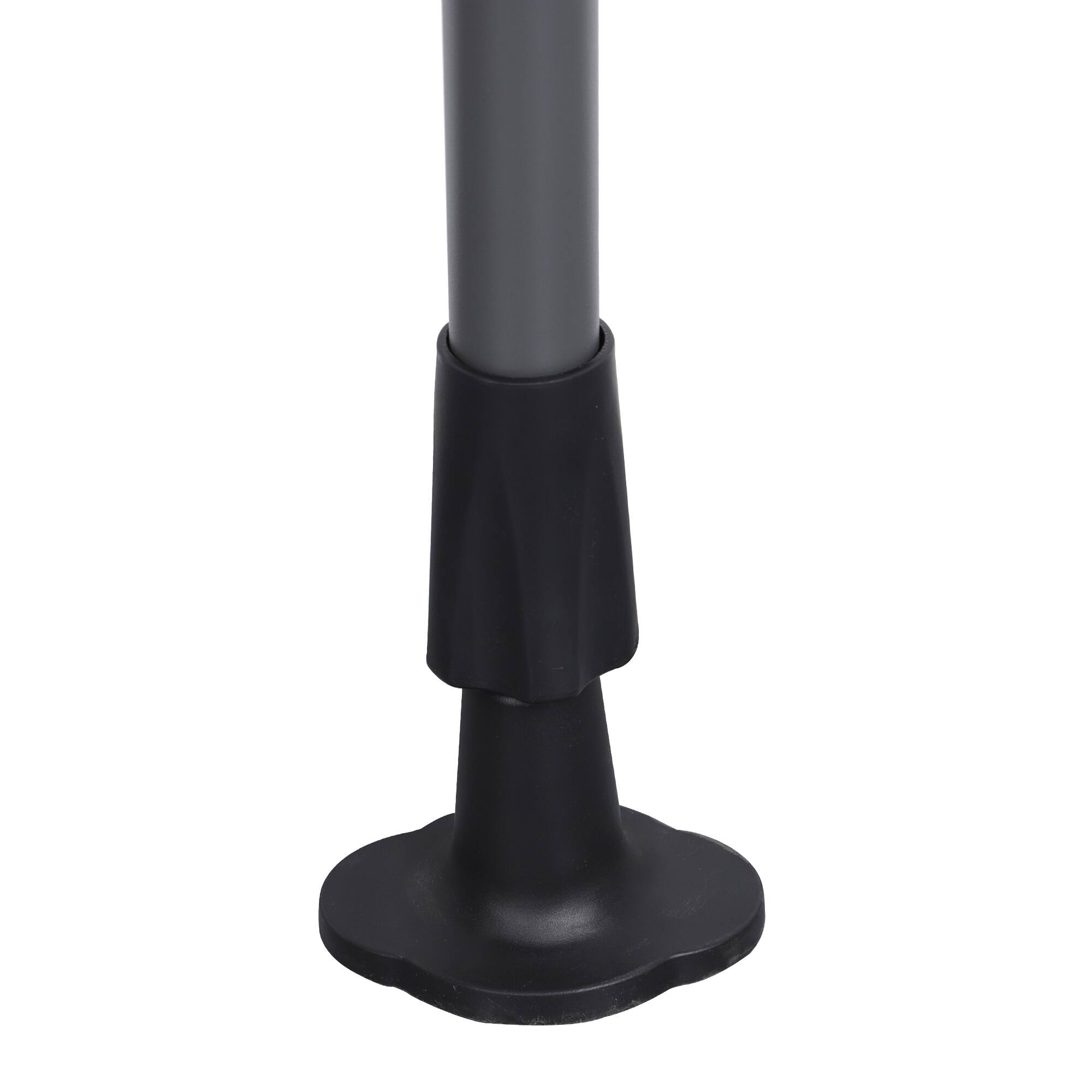 Alt View 4. Ecooso - Retractable Awning-78'' Non-Screw Outdoor Sun Shade Cover，UV Protection，Adjustable Patio Door Window Awning Canopy - Grey.