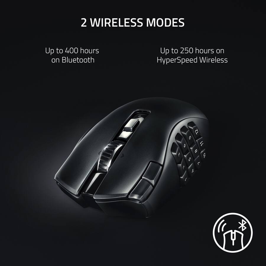Razer Naga V2 HyperSpeed MMO Optical Gaming Mouse with 19 Razer Naga V2 HyperSpeed MMO Optical Gaming Mouse with 19