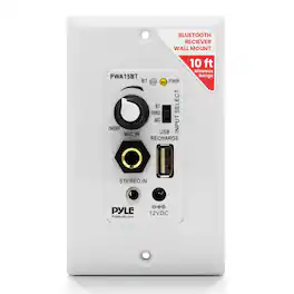 PYLE - Bluetooth In-Wall / Wall Plate Amplifier - Black