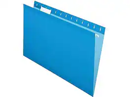 Pendaflex - Recycled Hanging File Folders, Legal Size, 25/Box - Blue