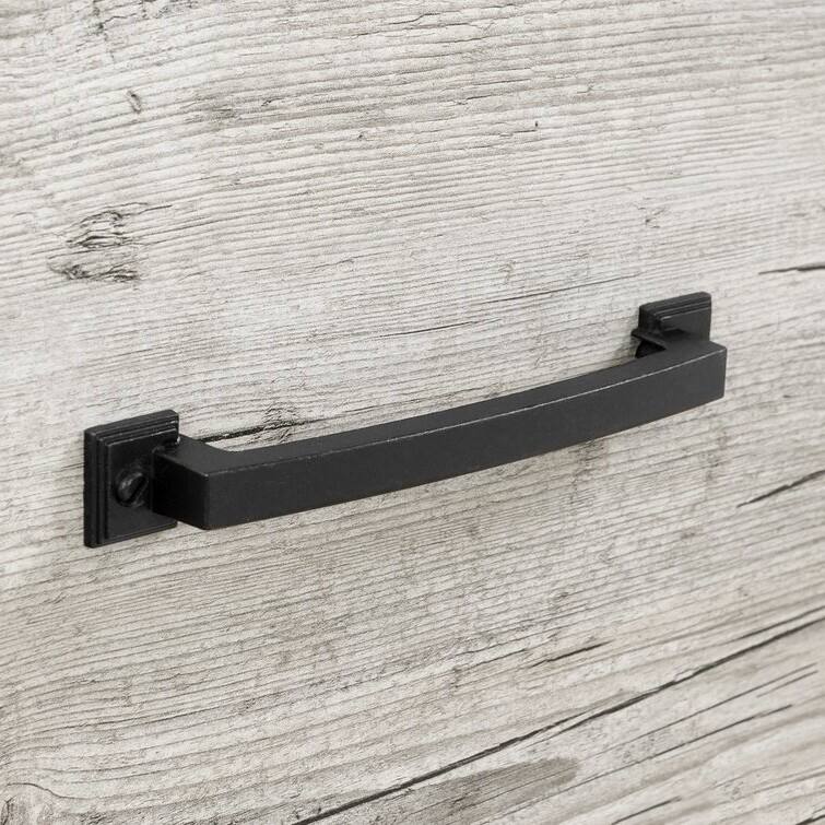 Angle. Hivvago - Hivvago Modern 6 Drawer Double Dresser - White.