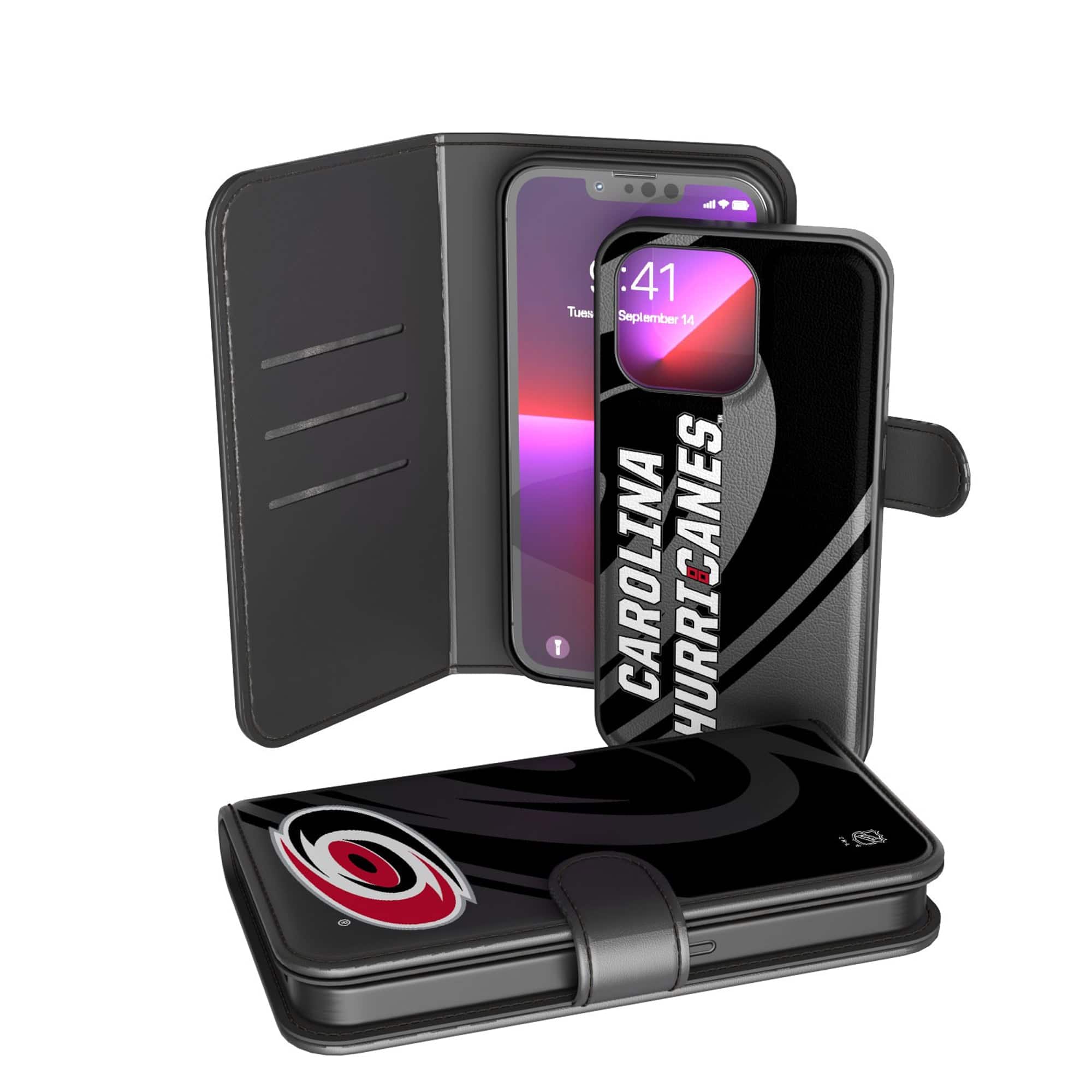 Keyscaper - NHL - Carolina Hurricanes iPhone Wallet Case - 12/12 Pro - Multicolor price history on PriceWatchPro