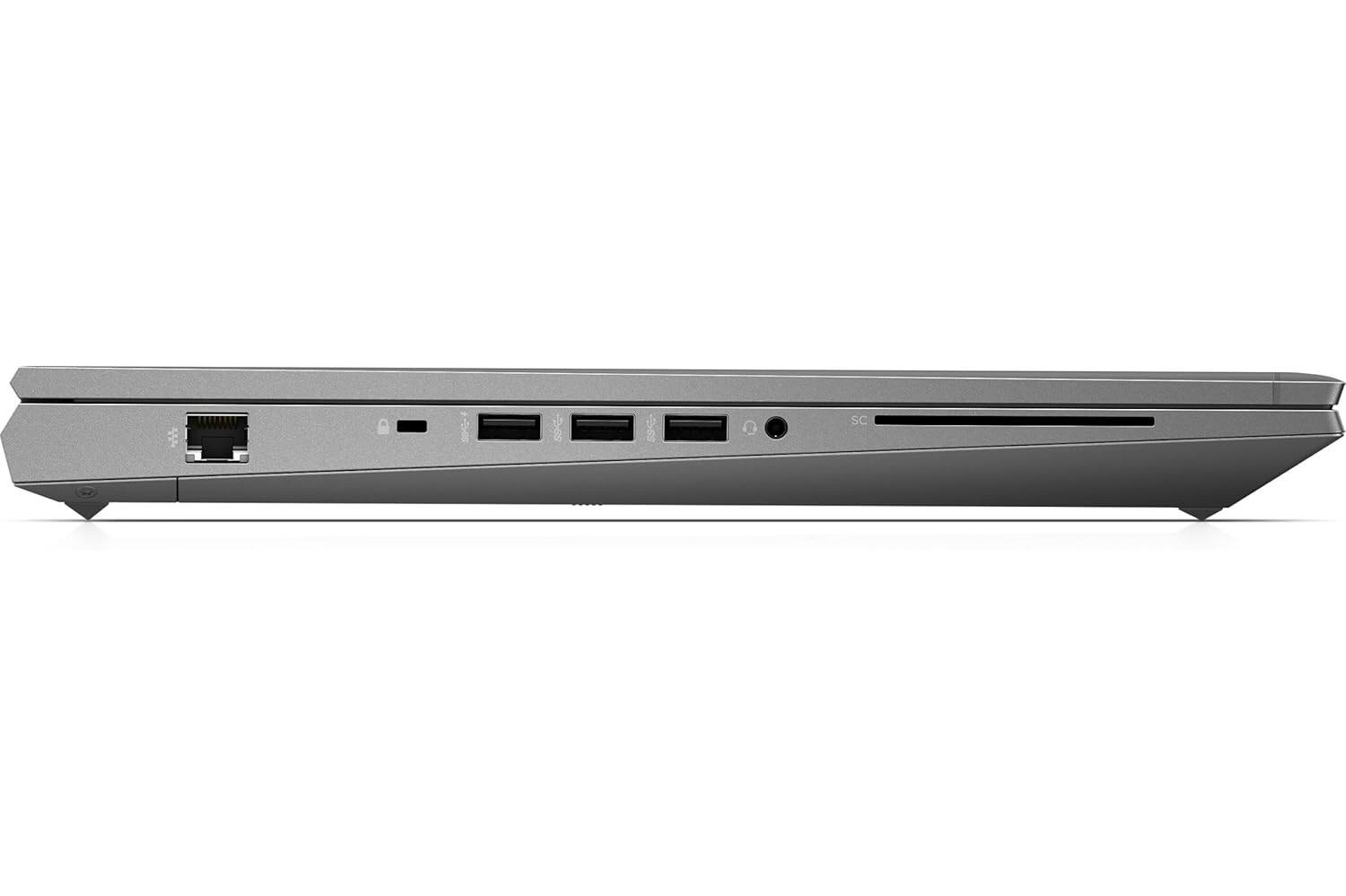Alt View 5. HP - ZBook Fury G7 17.3" FHD IPS Intel Core i9-10885H 2.4GHz 64GB DDR4 256GB SSD NVIDIA Quadro RTX 3000 Windows 11 Pro Laptop - Gray.