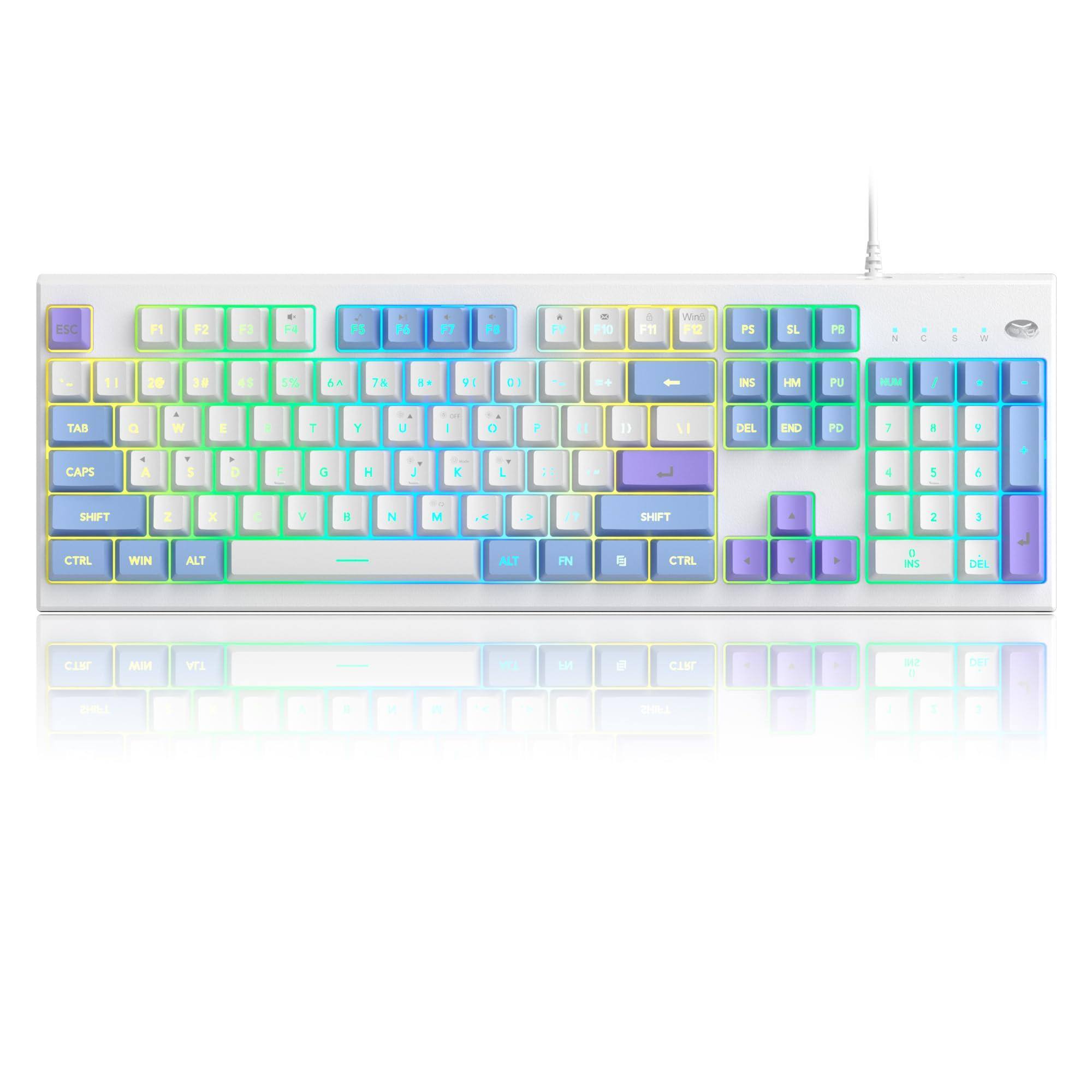 Sure, here is the corrected and grouped text from the image:

```
LSC F1 F2 F3 E 14 FS F6 F7 F - - 10 a F1 Wee 1 PS SL PS % c + w 20 0 4$ 5% 6A 7& .. P 0J IS HM PU HUM TAB a . I e e T Y U - . D P F 11 1 DEL END PD 7 8 9 CAPS . 5 . D F G H K L 26 4 5 + SHIFT z x e V 6 N M 1 SHIFT 1 2 3 CTRL WIN ALT ALT FN CTRL - a INS OEL CANT MI VTI - e CLB a DEr a a a I a

ESC F1 F2 F3 F4 F5 F6 F7 F8 F9 F10 F11 F12

TAB 1 2 3 4 5 6 7 8 9 0 - = DEL

CAPS A S D F G H J K L ; ' RETURN

SHIFT Z X C V B N M , . / SHIFT

