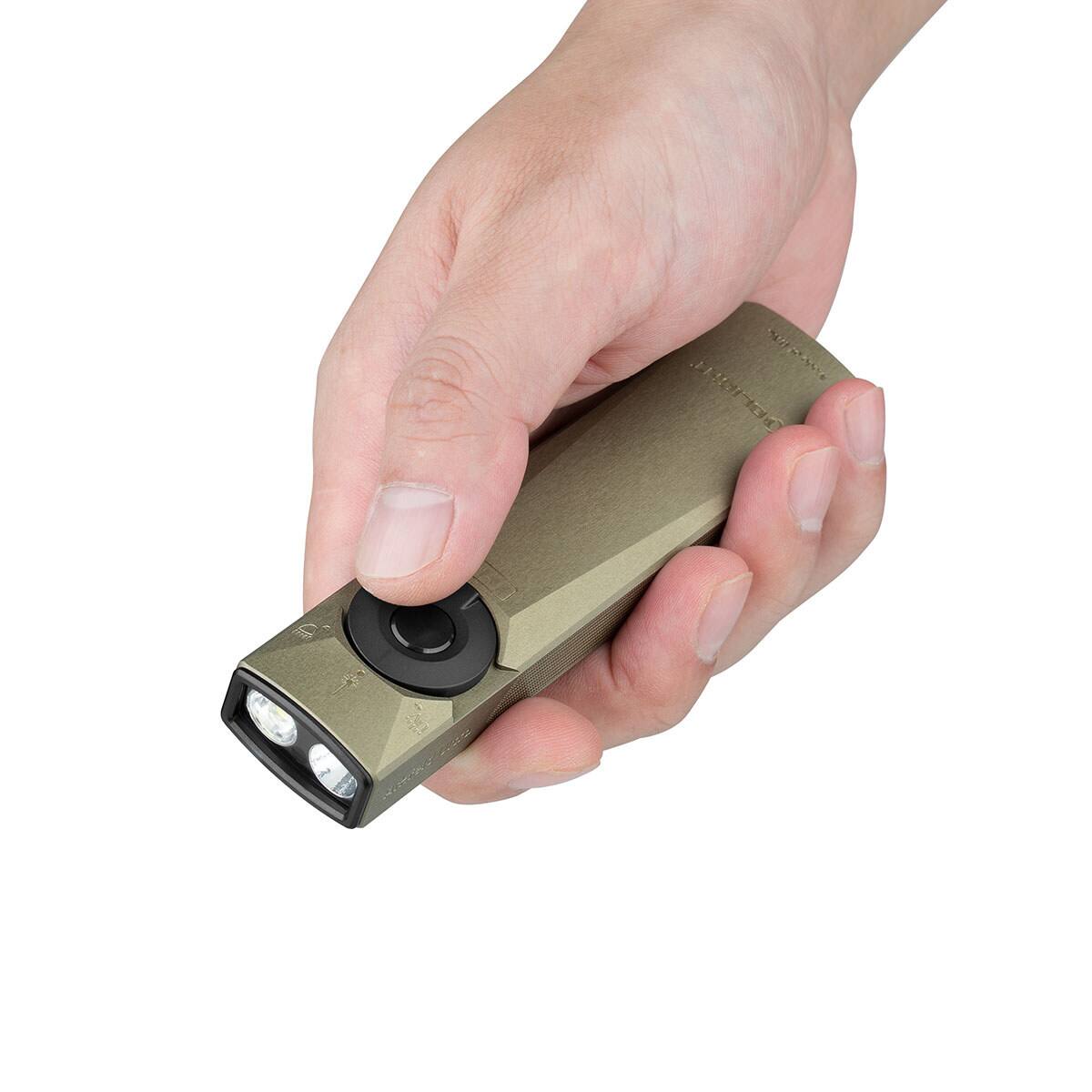 Alt View 6. OLIGHT - Olight Arkfeld Ultra EDC Cool White Flashlight with UV and Laser, Olive Green.