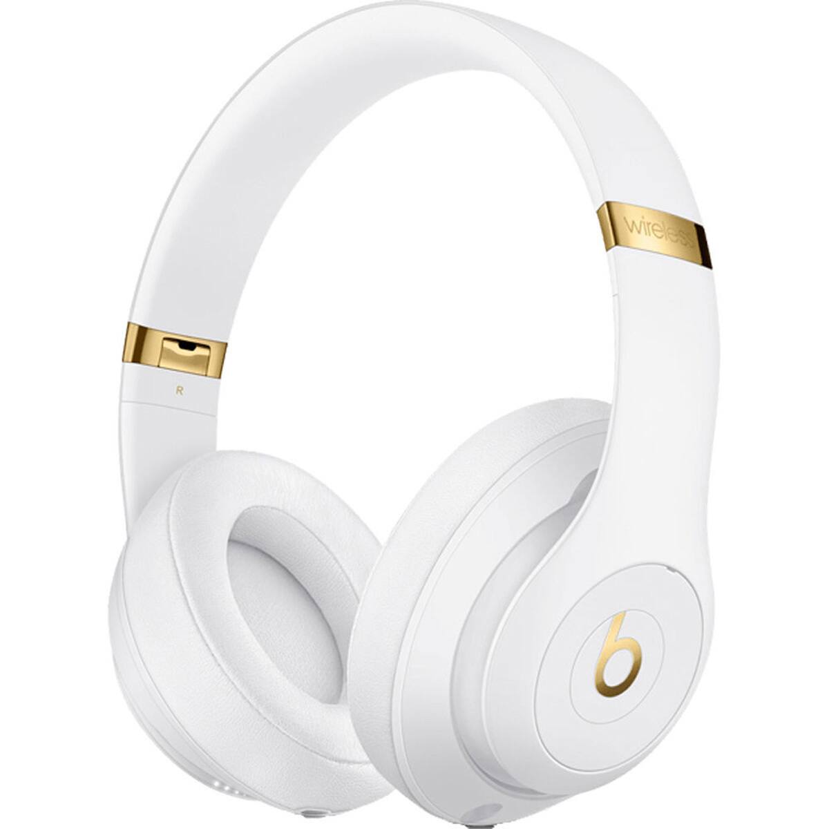 by Dr. Dre Beats Studio3 Wireless Over Ear Headphones White