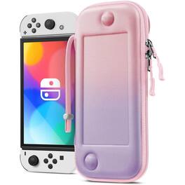 Kitcheniva - Hard Shell Travel Case For Nintendo Switch OLED 2021 And Switch 2017 - Fantacy Ombre