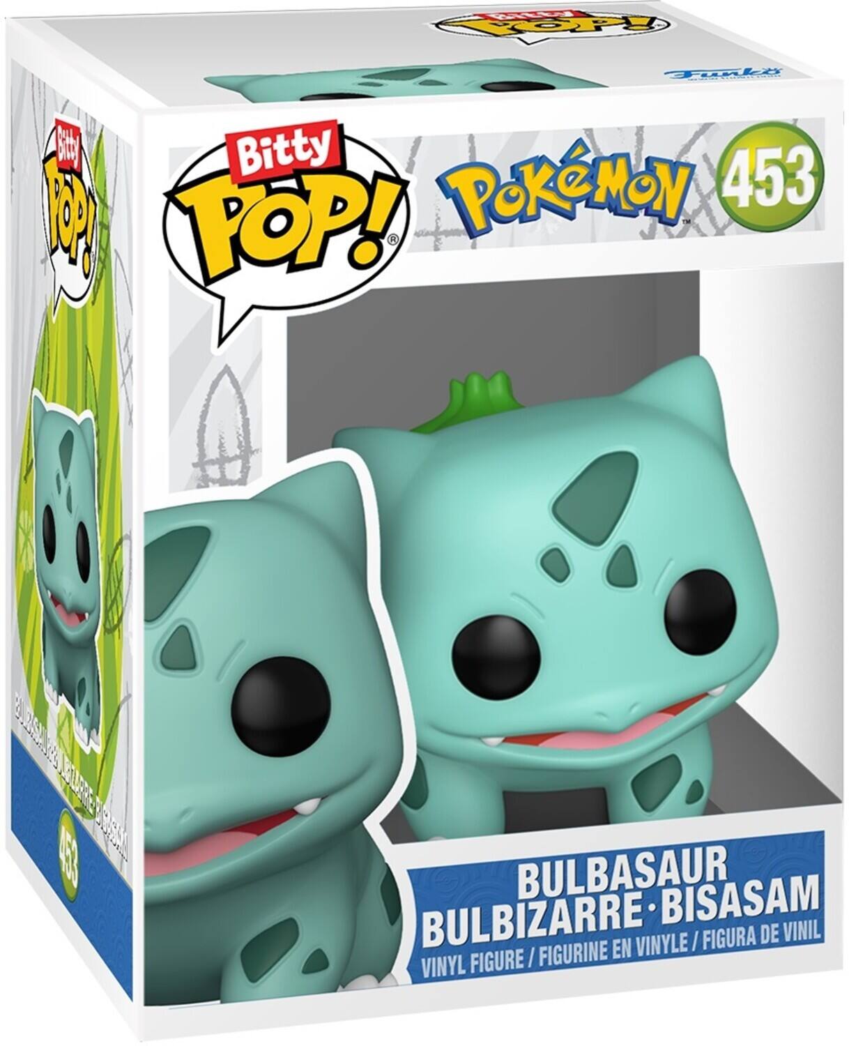 Bitty Pop! Pokémon 453  
Bulbasaur  
Bulbizare - Bisasam  
Vinyl Figure / Figurine en Vinyle / Figura de Vinil