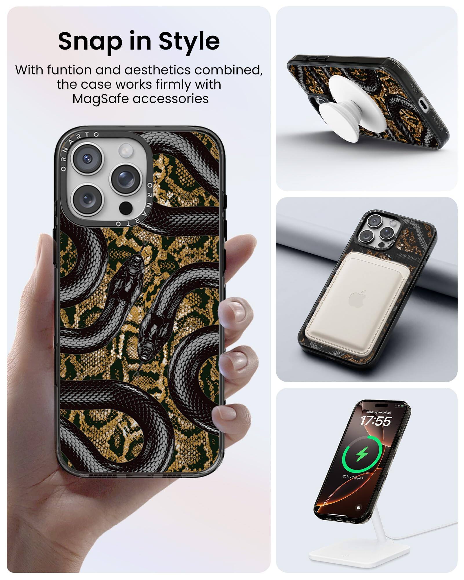 Snap in Style

With function and aesthetics combined, the case works firmly with MagSafe accessories.

17:55
Swipe up to unlock
80% Charged