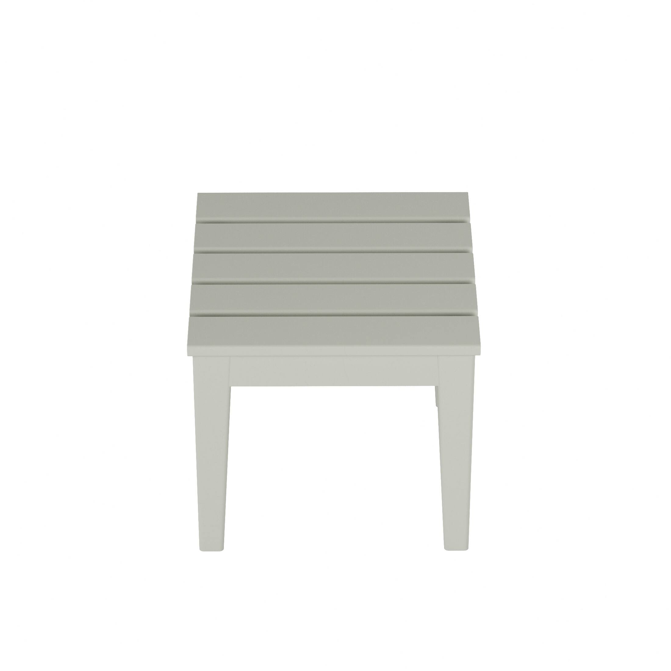 Alt View 1. WestinTrends - WestinTrends Ashore Outdoor Patio Modern Adirondack Side Table - Sand.