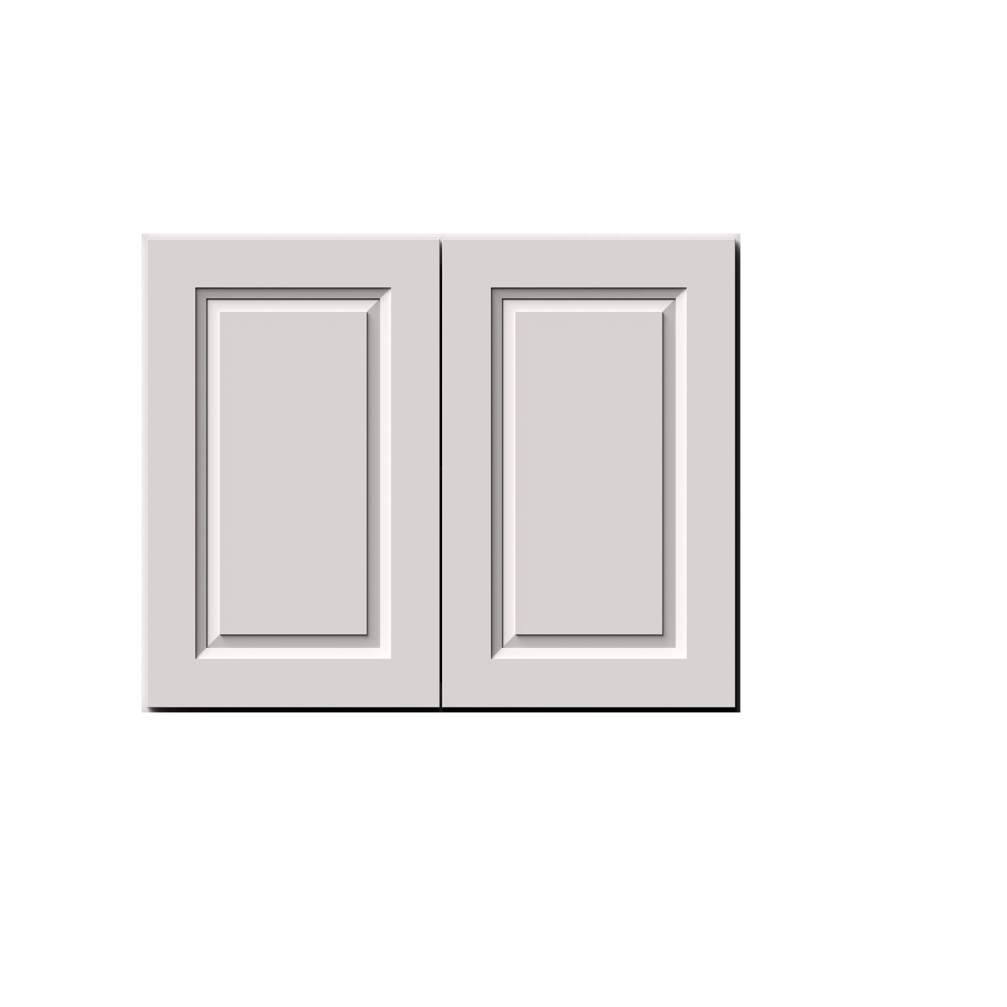 Alt View 1. Boyel Living - 30-in W x 24-in H x 12-in D Shaker RTA Kitchen Wall Cabinet with Soft-Close Doors - Glacier White.
