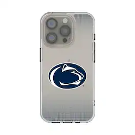 Keyscaper - NCAA - Penn State Nittany Lions Linen Logo iPhone Clear Case - 15 - Multicolor