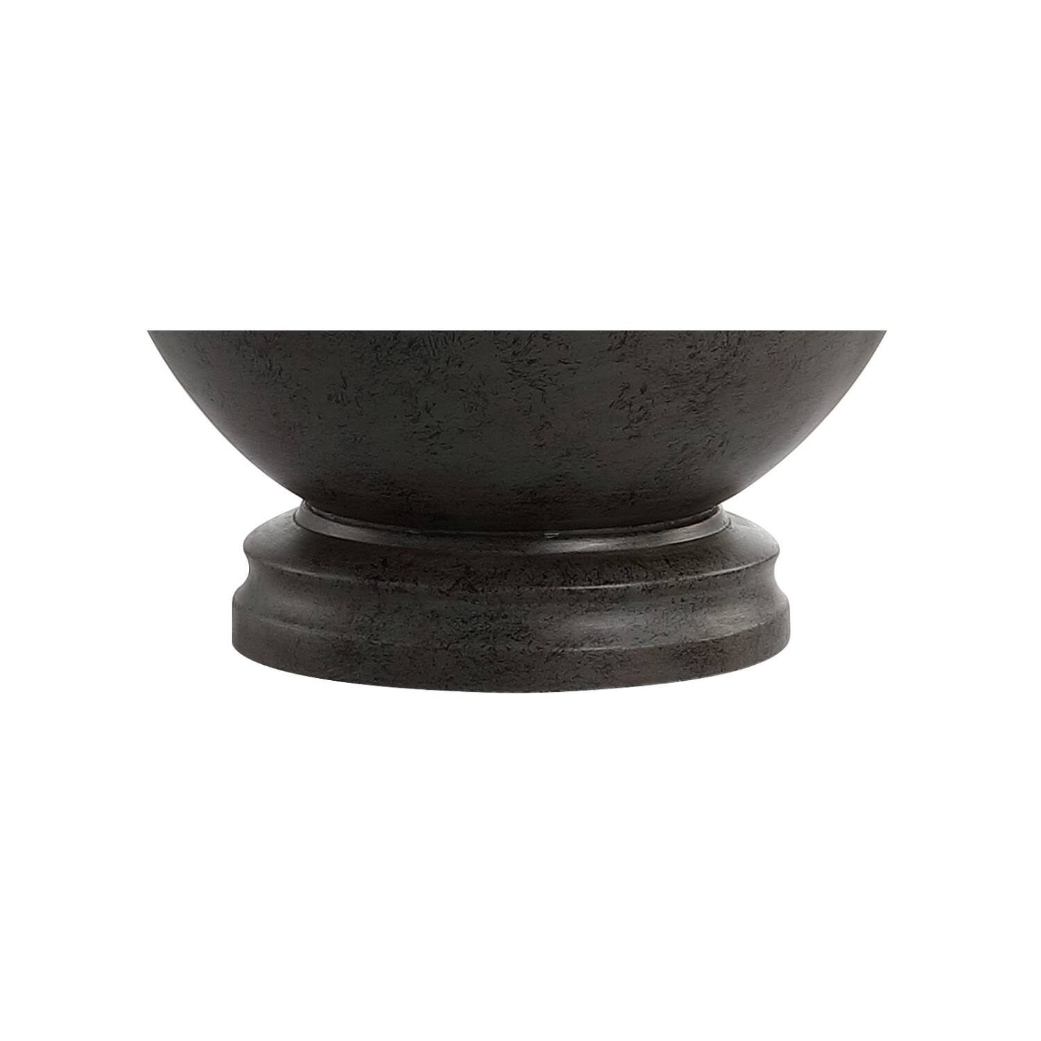 Alt View 4. Jonathan Y - Sophie 26" Resin LED Table Lamp, Dark Gray - Dark Gray.