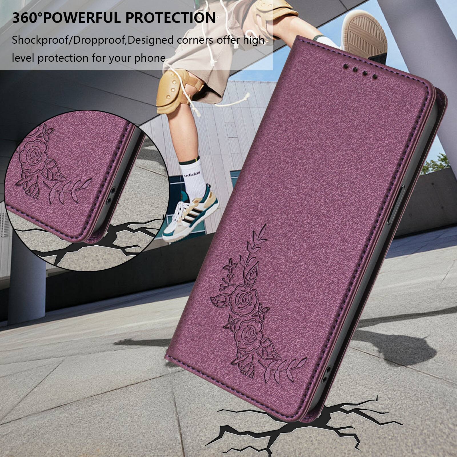 360° POWERFUL PROTECTION  
Shockproof/Dropproof, Designed corners offer high level protection for your phone