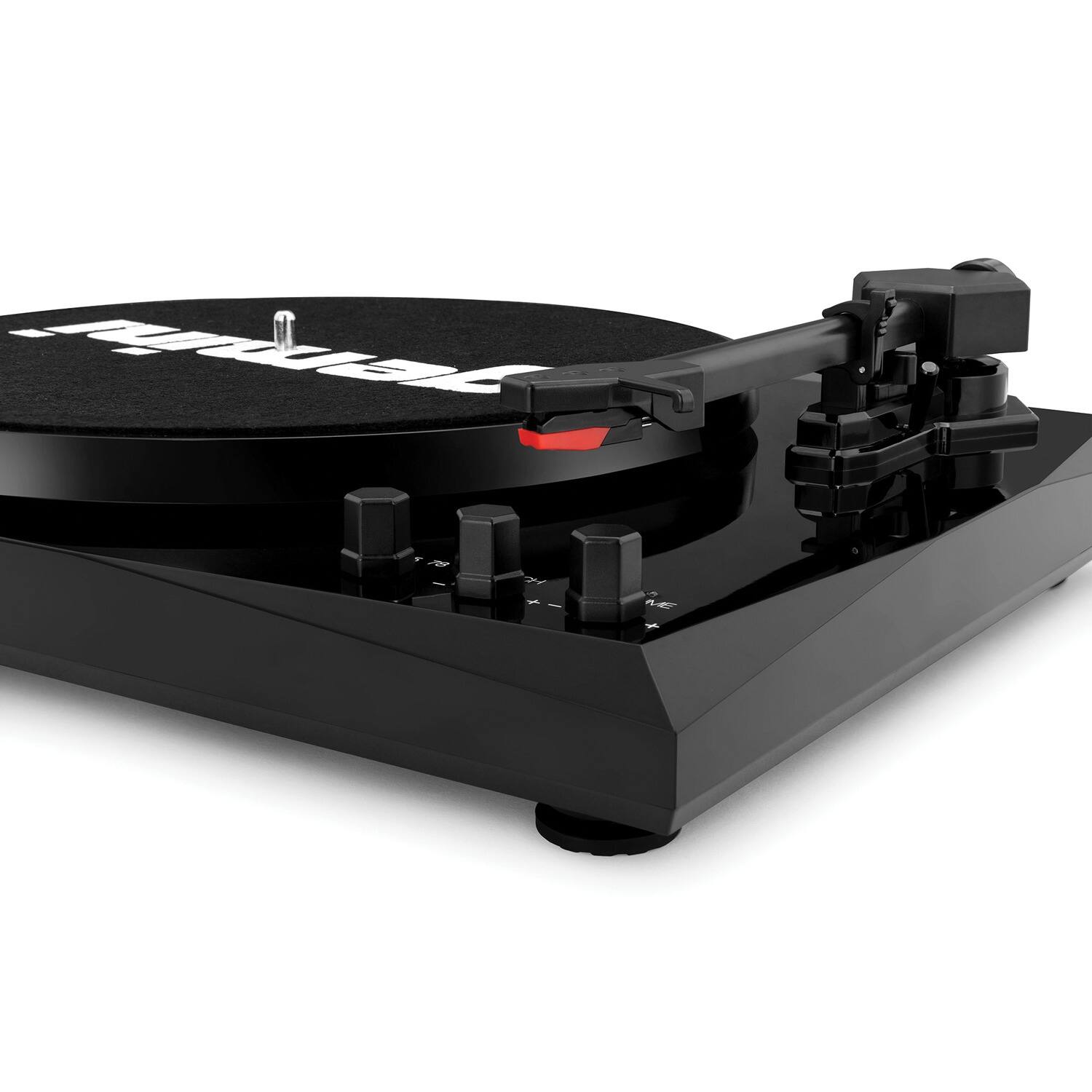 Alt View 1. Gemini - Gemini Tt-900bb Tt-900b Belt-drive 3-speed Turntable System With Bluetooth And Stereo Speakers (black) - Black.