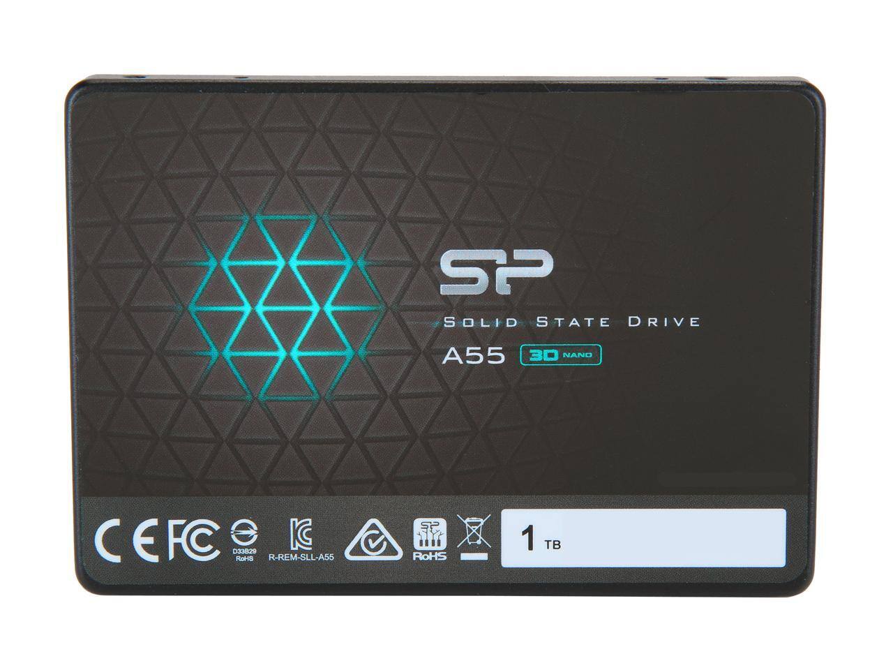 SP SOLID STATE DRIVE  
A55 3D NAND  

CEFC  
D33829  
R-REM-SLL-A55  

1 TB  

RoHS