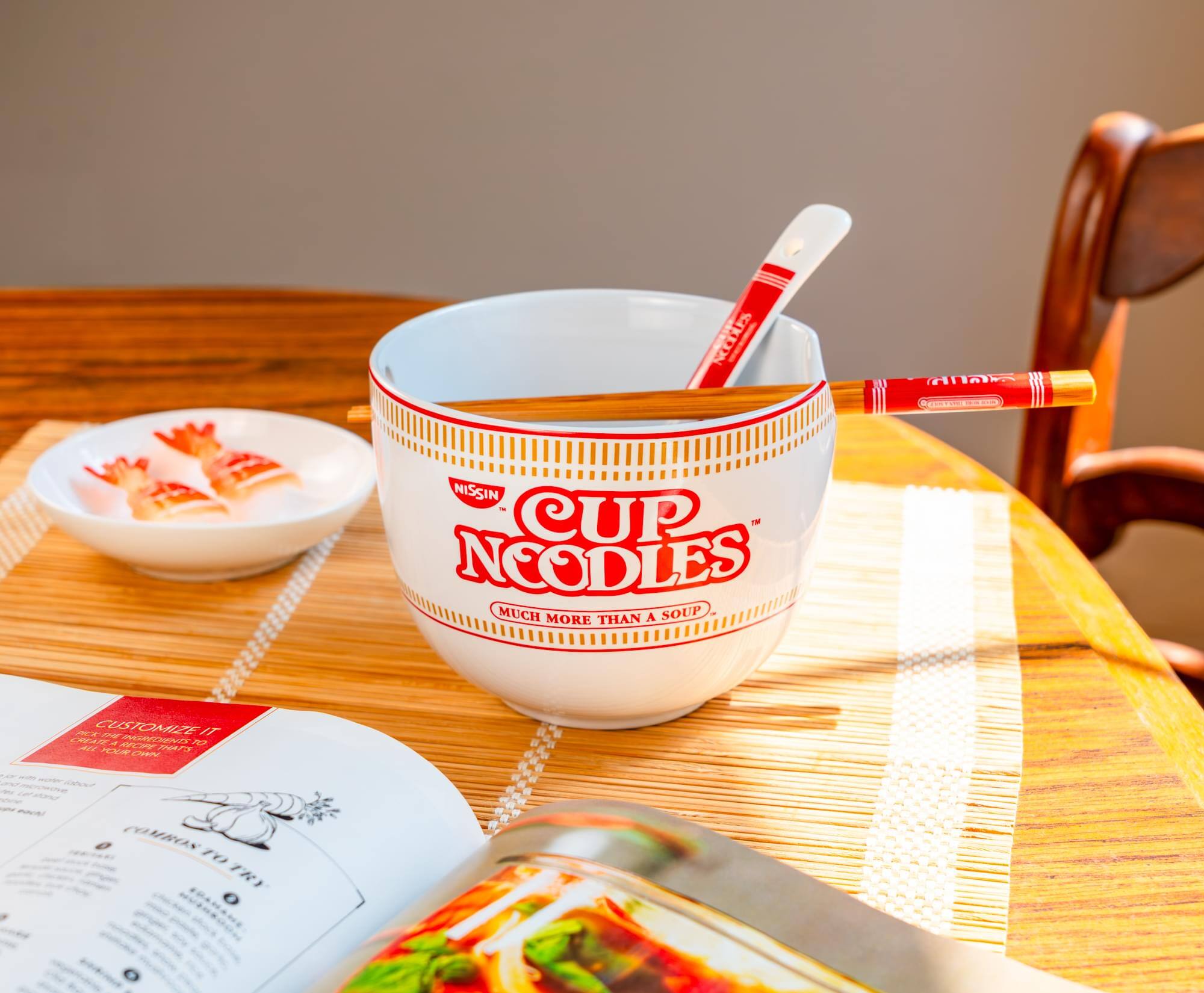 Cup Noodles  
Much More Than a Soup  

Customize It  
Try Combos  
Customize It  
Add Your Own Toppings