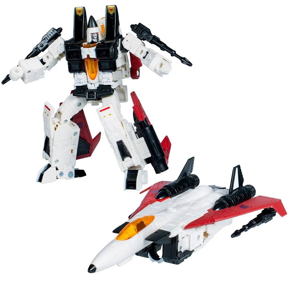 Alt View 6. Hasbro - Transformers Legacy United Voyager Class G1 Universe Ramjet, 7-inch Converting Action Figure, for Boys and Girls Ages 8+.