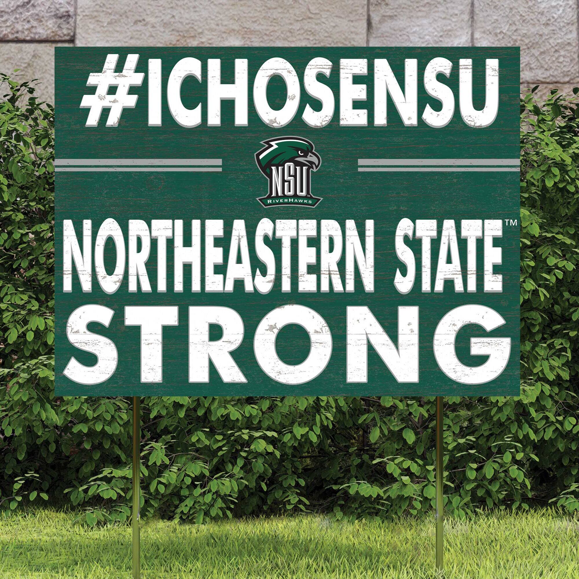 #ICHOSENSU  
NSU  
NORTHEASTERN STATE  
STRONG