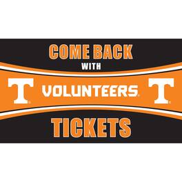 Evergreen Enterprises - Tennessee Volunteers 28" x 16" Come Back With Tickets Door Mat - Multicolor